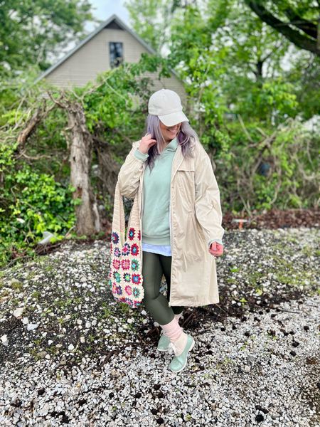 ✨SIZING•PRODUCT INFO✨
⏺ White Long Tee for Layering - sized up to 2X @walmartfashion 
⏺ Long Anorak Rain Jacket - L - runs a little big @walmartfashion 
⏺ Tan Baseball Cap @amazonfashion 
⏺ Linked similar green @sperry boots 
⏺ Tan Crew/Boot Socks @amazon 
⏺ Crochet Granny Square Bag •• mine no longer available from @walmartfashion but linked similar from @amazonfashion 
⏺ Mint Green Sweatshirt Hoodie •• mine no longer available from @walmartfashion but linked similar from @amazonfashion 

Rain jacket, anorak, leggings, green leggings, colored leggings, sperry boots, rain boots, green sweatshirt, sweatshirt, hoodie, travel, casual, lounge, crochet, hobo bag, boot socks, slouch socks, baseball cap, hat, long tee, layering tee, t-shirt

📍Find me on Instagram••YouTube••TikTok ••Pinterest ||Jen the Realfluencer|| for style, fashion, beauty, and confidence!

🛍 🛒 HAPPY SHOPPING! 🤩

#walmart #walmartfashion #walmartstyle walmart finds, walmart outfit, walmart look  #amazon #amazonfind #amazonfinds #founditonamazon #amazonstyle #amazonfashion #leggings #style #inspo #fashion #leggingslook #leggingsoutfit #leggingstyle #leggingsoutfitidea #leggingsfashion #leggingsinspo #leggingsoutfitinspo #casual #casualoutfit #casualfashion #casualstyle #casuallook #weekend #weekendoutfit #weekendoutfitidea #weekendfashion #weekendstyle #weekendlook #green #olive #olivegreen #hunter #huntergreen #kelly #kellygreen #forest #forestgreen #greenoutfit #outfitwithgreen #greenstyle #greenoutfitinspo #greenlook #greenoutfitinspiration #hat #hats #beanie #beanies #hatoutfit #beanieoutfit #hatoutfitinspo #beanieoutfitinspo #hatlook #beanielook #hatstyle #beaniestyle #hatfashion #beaniefashion #baseball #baseballhat #baseballcap #cap #trucker #truckerhat #truckercap
#under10 #under20 #under30 #under40 #under50 #under60 #under75 #under100
#affordable #budget #inexpensive #size14 #size16 #size12 #medium #large #extralarge #xl #curvy #midsize #pear #pearshape #pearshaped
budget fashion, affordable fashion, budget style, affordable style, curvy style, curvy fashion, midsize style, midsize fashion
