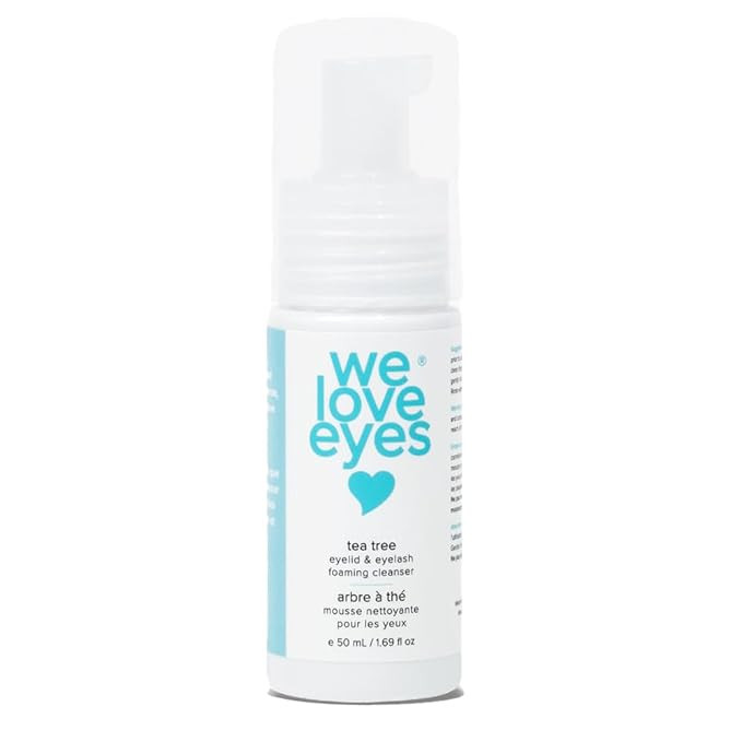 We Love Eyes: Tea Tree Eyelid Foaming Cleanser - Vegan. All natural. Cruelty free. Safe for false... | Amazon (US)