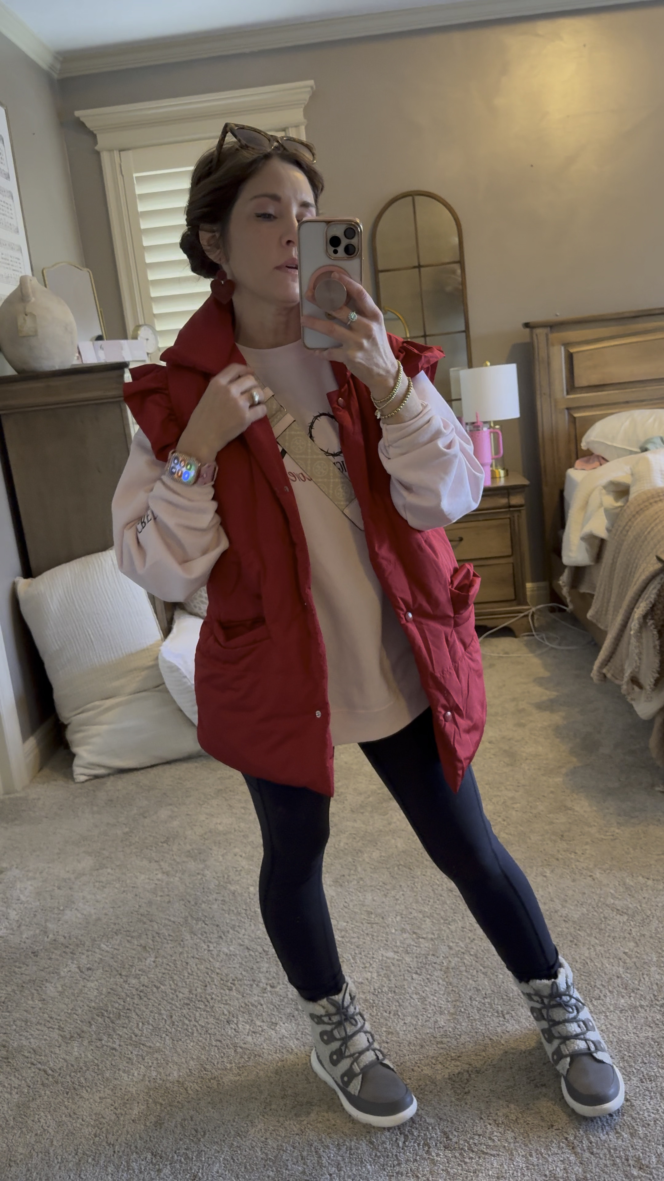 Love this coffee casual look! Vests are my favorite this time of year. 

Crazy Busy Mama 

#LTKStyleTip #LTKFindsUnder50 #LTKOver40