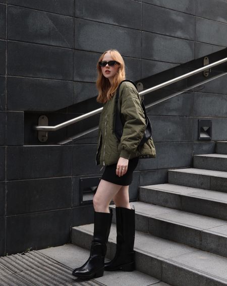 Nobody’s child, H&m, Cos, & Other stories, John lewis, transitional style, autumn outfit, autumn wardrobe, autumn fashion, transitional outfit, bomber jacket, black mini skirt, knee high boots, swing crossbody bag, leather boots, oval sunglasses, khaki bomber jacket, autumn outfit ideas, style inspiration 

#LTKeurope #LTKSeasonal #LTKstyletip