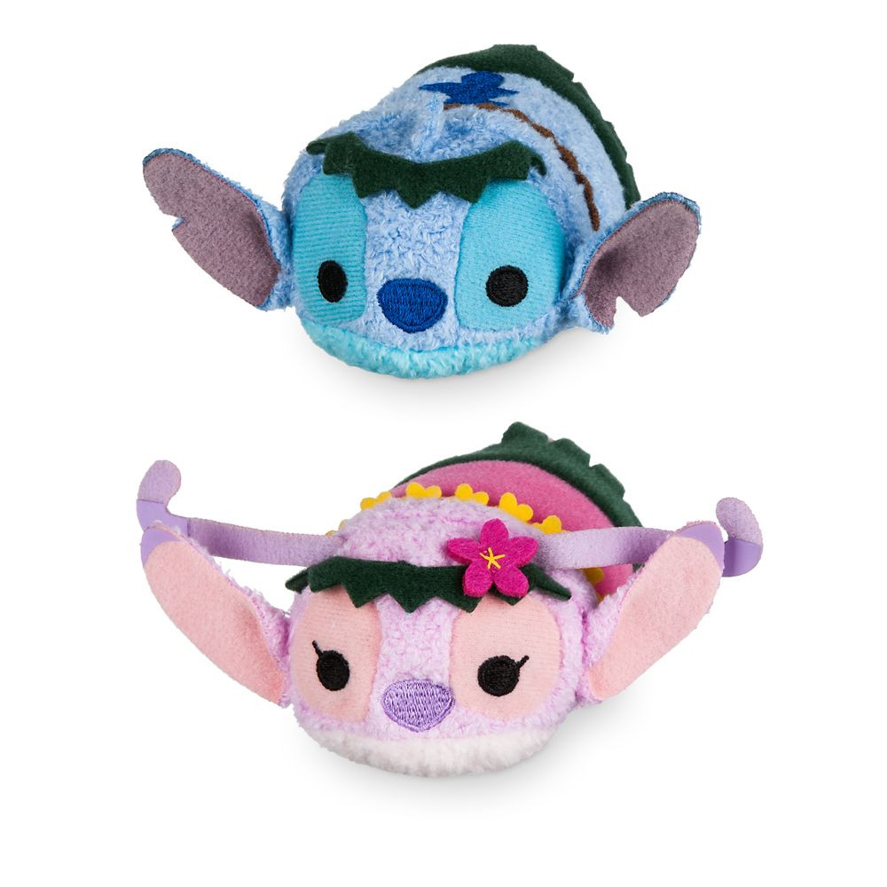 Stitch and Angel ''Tsum Tsum'' Plush Hawaiian Set – Mini 3 1/2'' | Disney Store