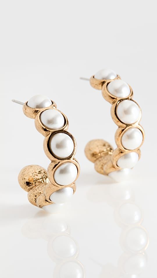 Cabochon Hoops | Shopbop