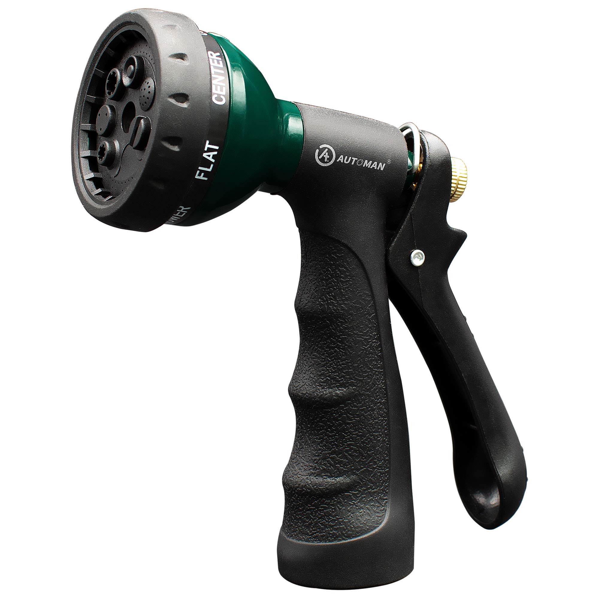 AUTOMAN-Garden-Hose-Nozzle, Metal Water Spray Nozzle with Heavy Duty 7 Adjustable Watering Patter... | Amazon (US)