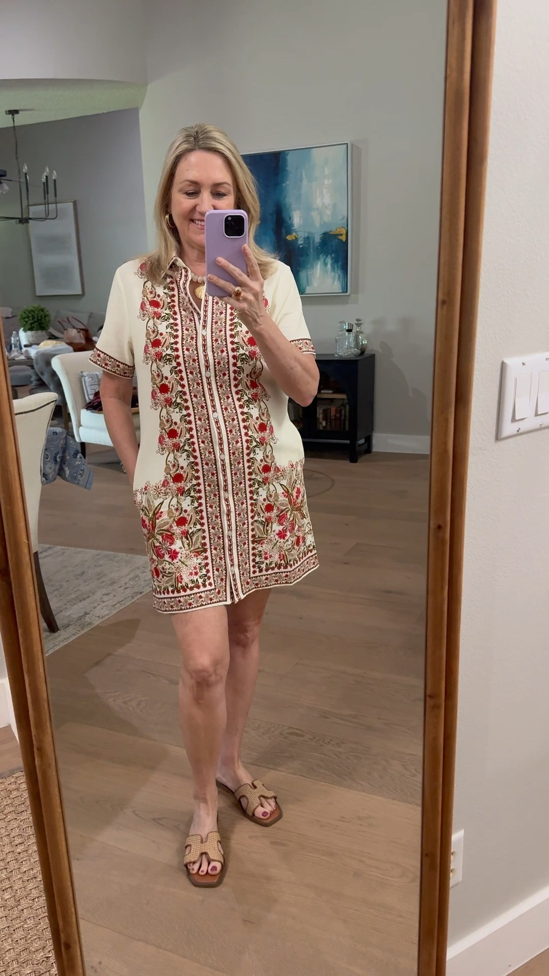 Cute dress!  TJMaxx find, summer dress

#LTKootd #LTKSeasonal #LTKOver40