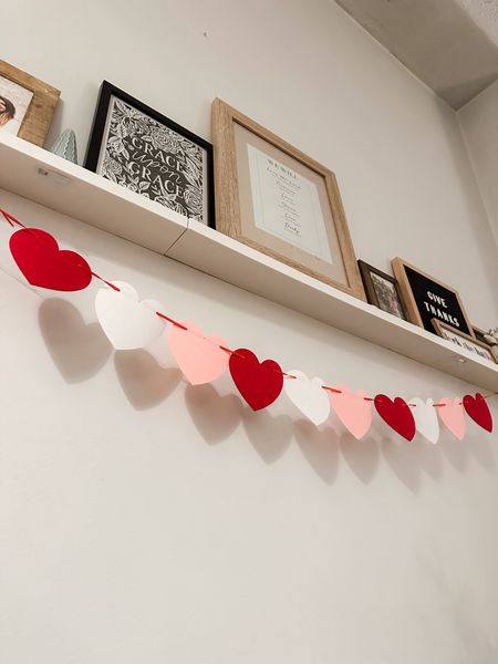 adding some cute felt heart banners around the house to get ready for Valentine’s Day! ❤️🤍❤️ 

#LTKhome #LTKMostLoved #LTKSeasonal