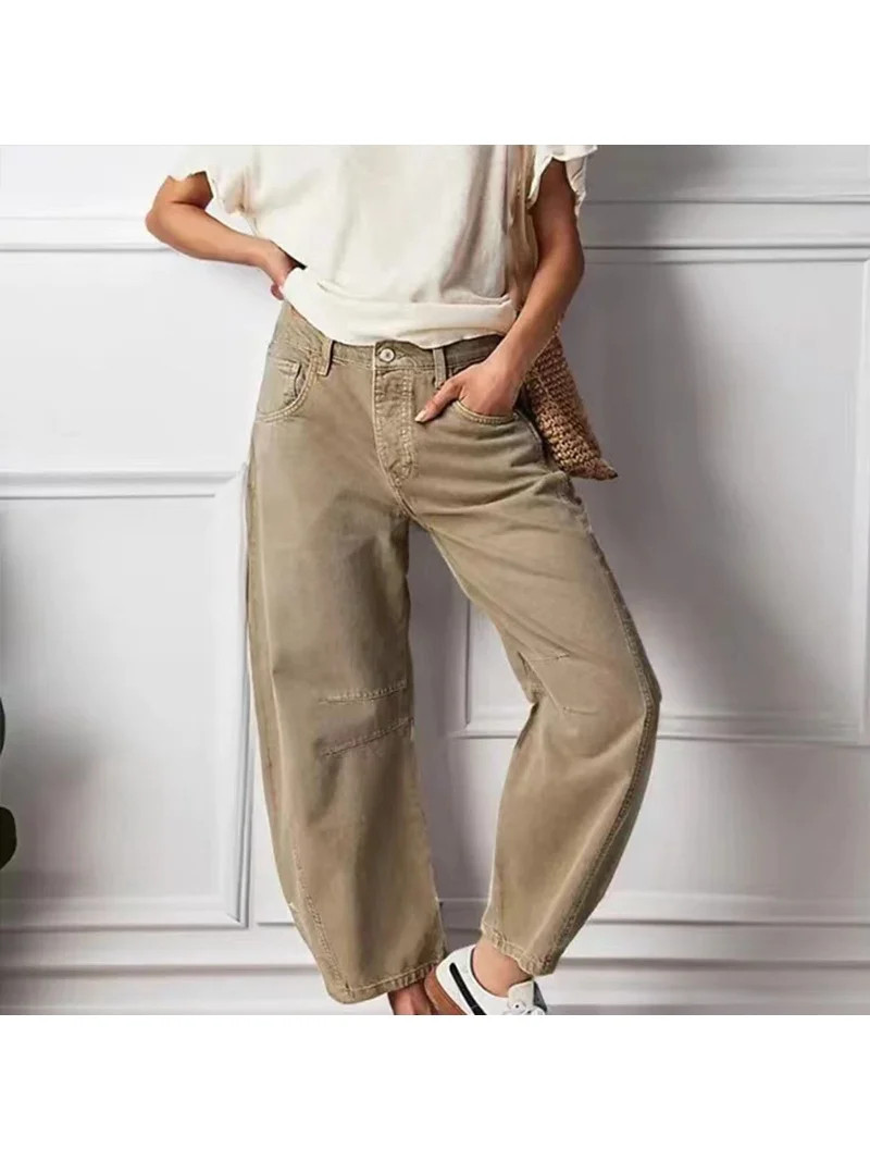 Yellow Jeans for Women, Womens Jeans, Women's Baggy Jeans High Waisted Skinny Stretch Haren Pants... | Walmart (US)