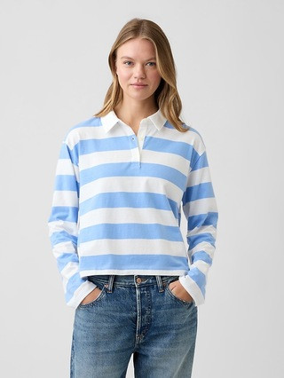 Relaxed Rugby Polo Shirt | Gap Factory