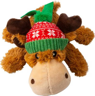 KONG Christmas Holiday Cozie Reindeer Dog Toy, Assorted Colors, Medium | Chewy