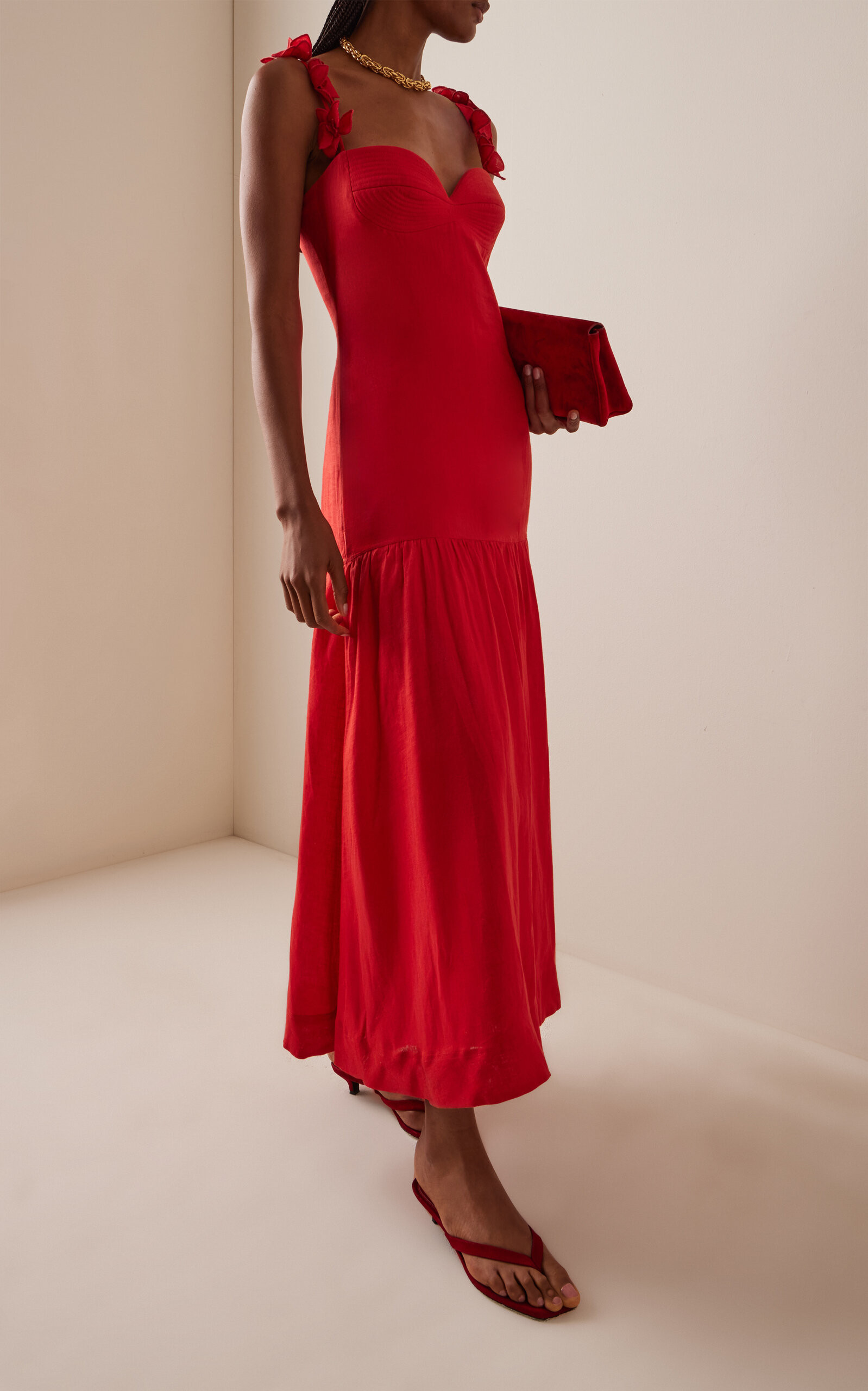 Ser Arte Linen Maxi Dress | Moda Operandi (Global)