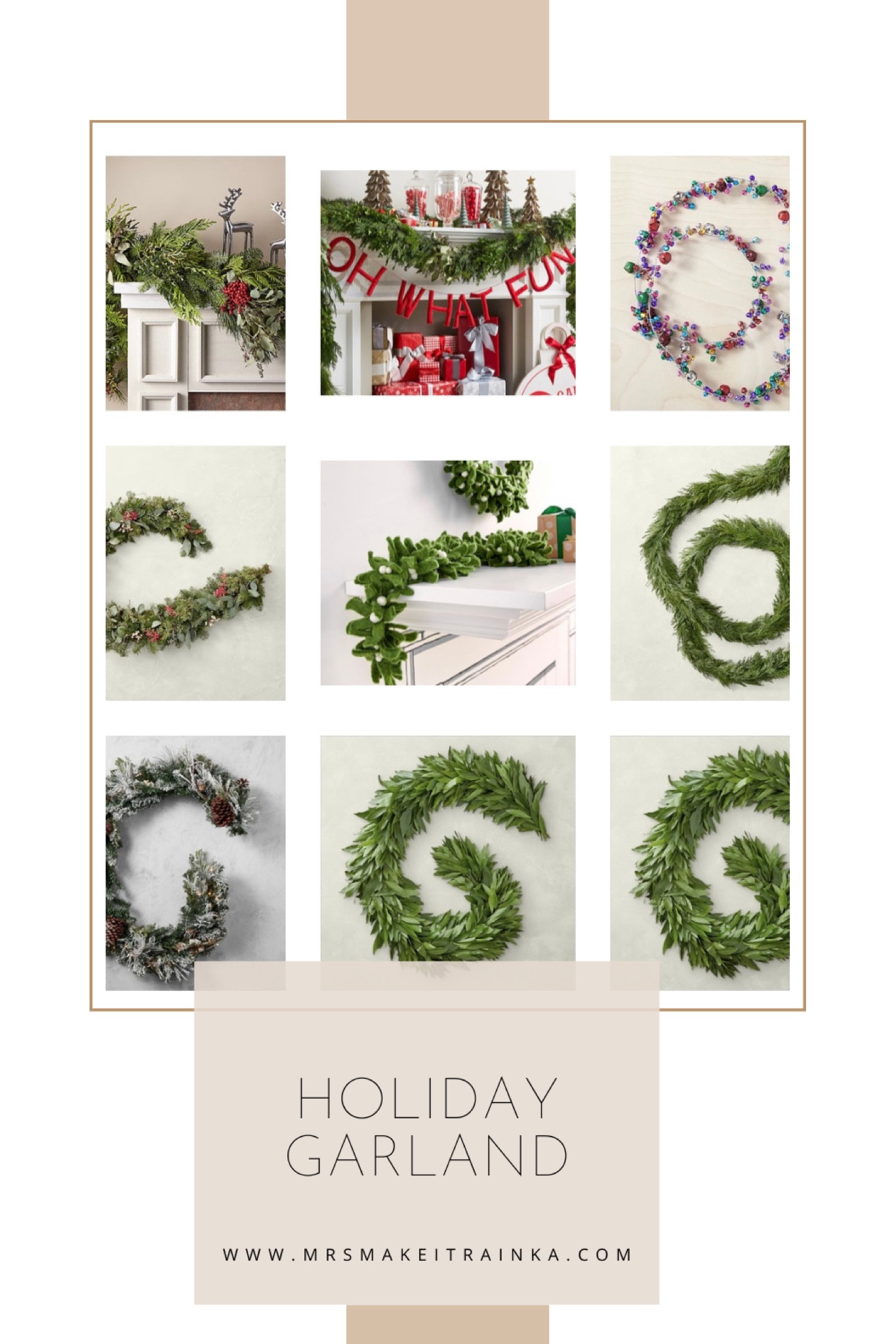 Holiday Garland 

#LTKHoliday #LTKSeasonal #LTKunder100