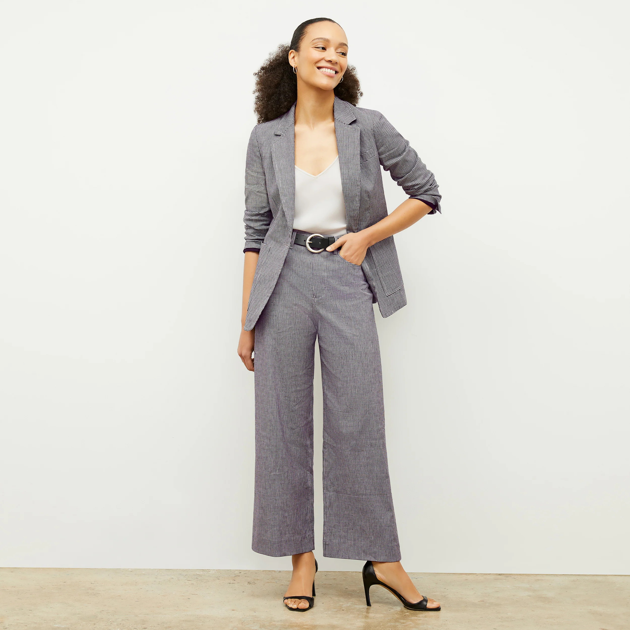 The Milo Pant - Gingham Linen | MM LaFleur