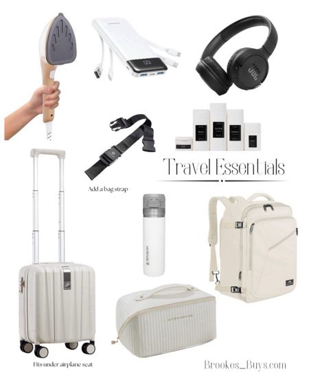 Check out all these travel essentials for your next trip. #travelessentials #smallsuitcase #makeupbag 

#LTKFindsUnder100 #LTKU #LTKTravel