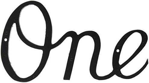 Montague Metal Products Large Script House Number, One | Amazon (US)