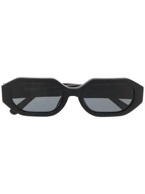The Attico logo-plaque Tinted Sunglasses - Farfetch | Farfetch Global