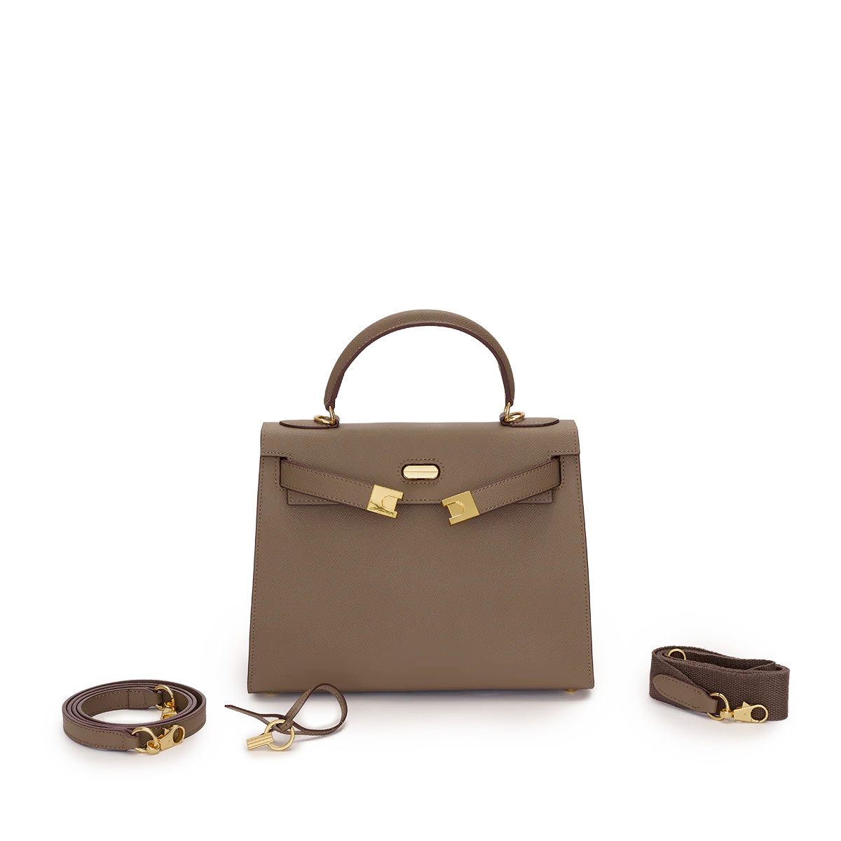 Supersize Evie Leather Bag Mocha | Lily and Bean
