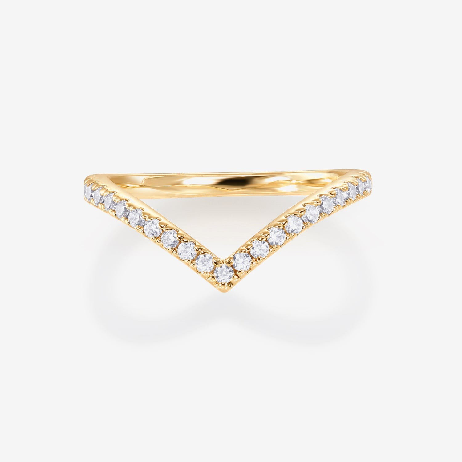 Wishbone Ring â Yellow Gold / 5 | PAVOI