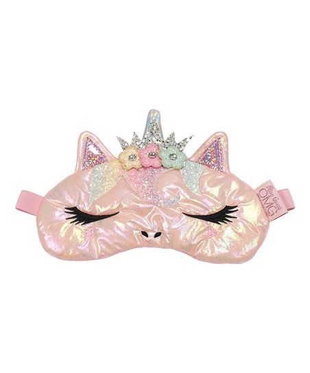 Metallic Pink Unicorn Sleep Mask | Zulily