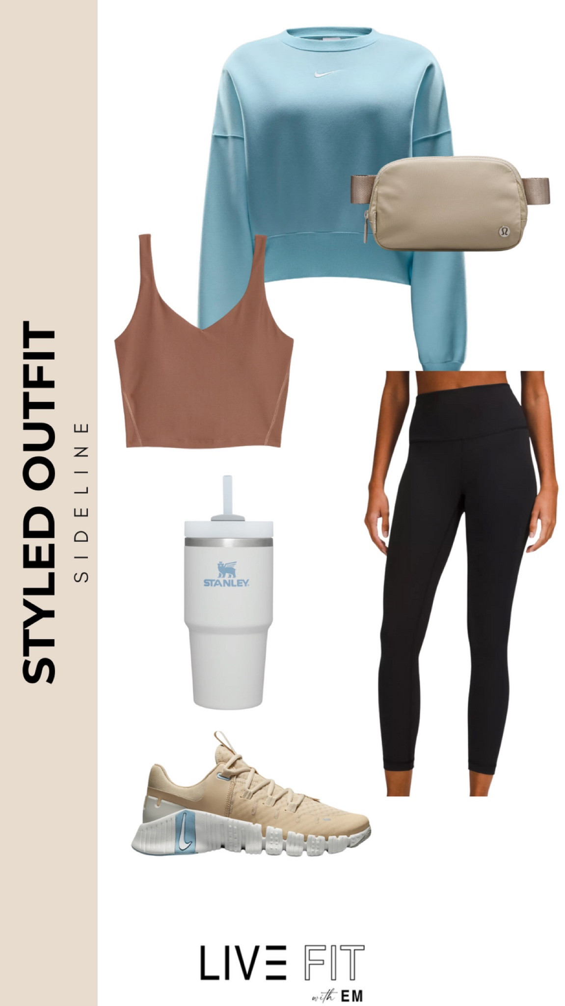 💙 Keeping it fresh and functional! Whether it's a game day or just a busy day, this sideline outfit has got me covered. From the comfort of the Nike sneakers to the convenience of the crossbody bag, it’s all about moving with style and ease. Ready to tackle whatever comes my way! 🏃‍♀️✨ #StyleOnTheGo #ActiveWear #GameDayReady

#LTKSeasonal #LTKBacktoSchool #LTKActive