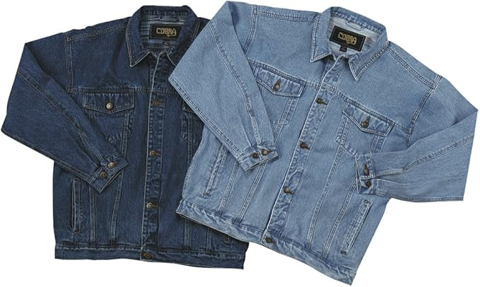 TRENDWAVE SPORTSWEAR Classic Vintage Denim Trucker Jacket/Sorority Jacket | Amazon (US)