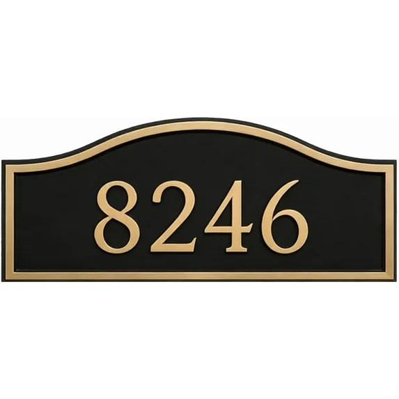 Customt Metal House Numbers Sign House Address Plaques Personalized Address Numbers for House Wit... | Walmart (US)