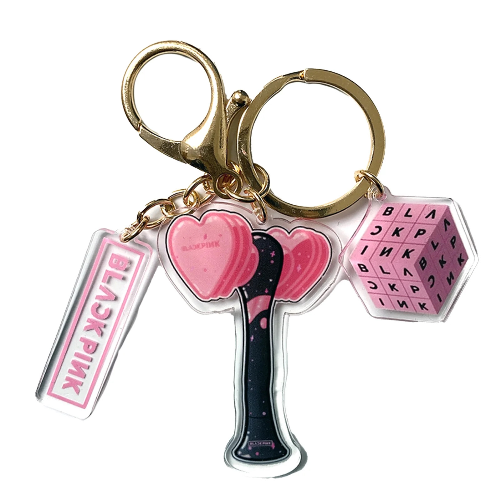 DraggmePartty BTS BLACKPINK Stray Kids ATEEZ TWICE IZONE support lamp keychain - Walmart.com | Walmart (US)