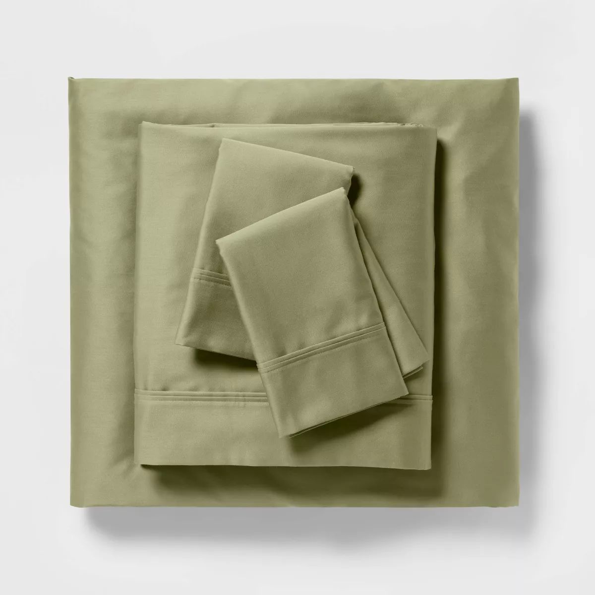 400 Thread Count Solid Performance Sheet Set - Threshold™ | Target