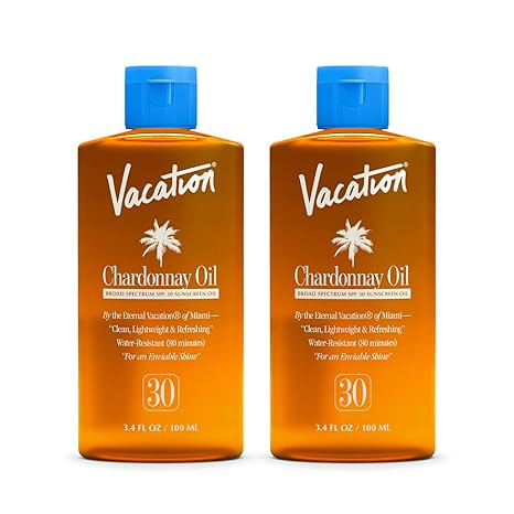 Vacation Chardonnay Oil SPF 30 Duo, Hydrating & Nourishing, Lightweight, Transparent on All Skin ... | Amazon (US)