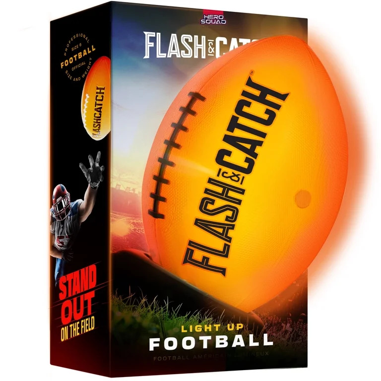 Light-up Football - NO 6 - Glow-in-the-Dark Ball - Outdoor Sports Gifts for Boys Ages 8-15+ Years | Walmart (US)