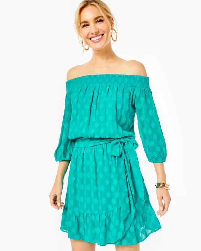 Rochelle Off-The-Shoulder Romper | Lilly Pulitzer | Lilly Pulitzer