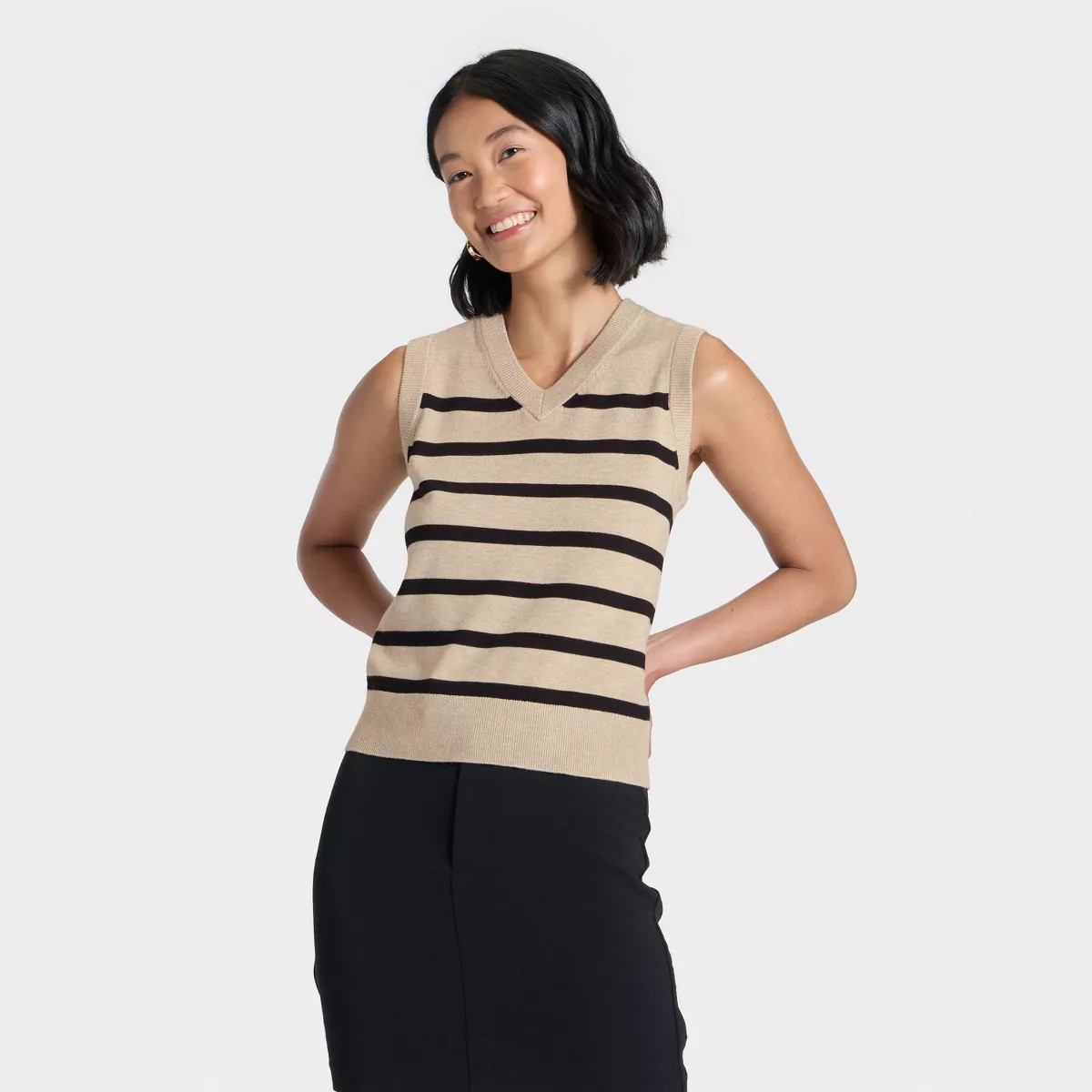 Women's V-Neck Sweater Vest - A New Day™ | Target