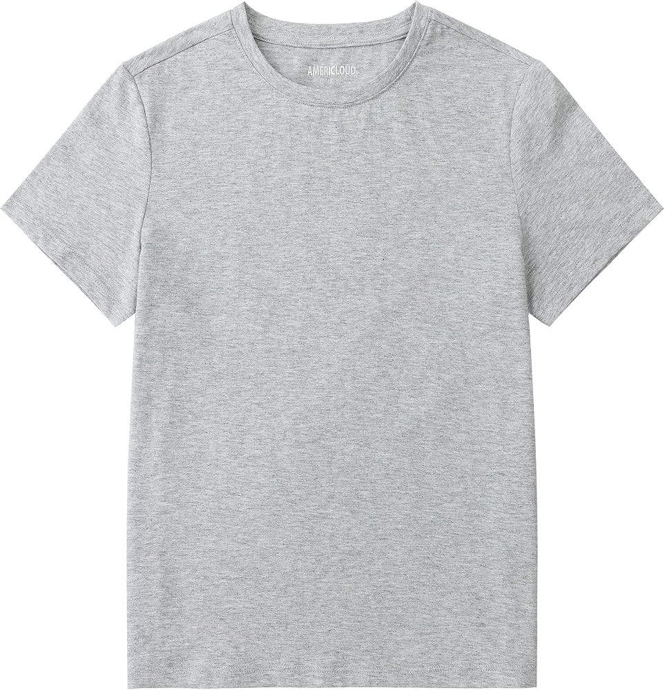 Kids Short Sleeve T-Shirt Youth Soft Tee Crewneck Cotton T Shirts for Boys and Girls Size 3-12 Ye... | Amazon (US)