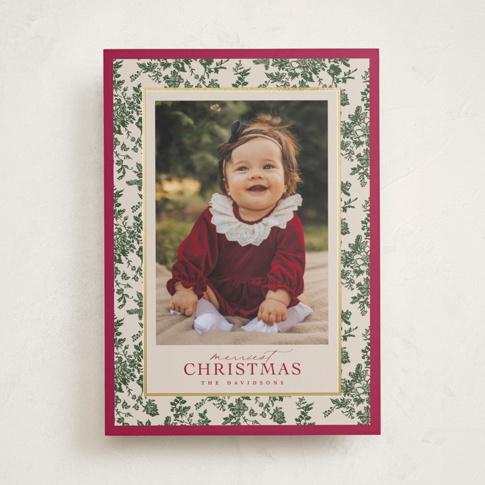 Merry Floral Toile | Minted