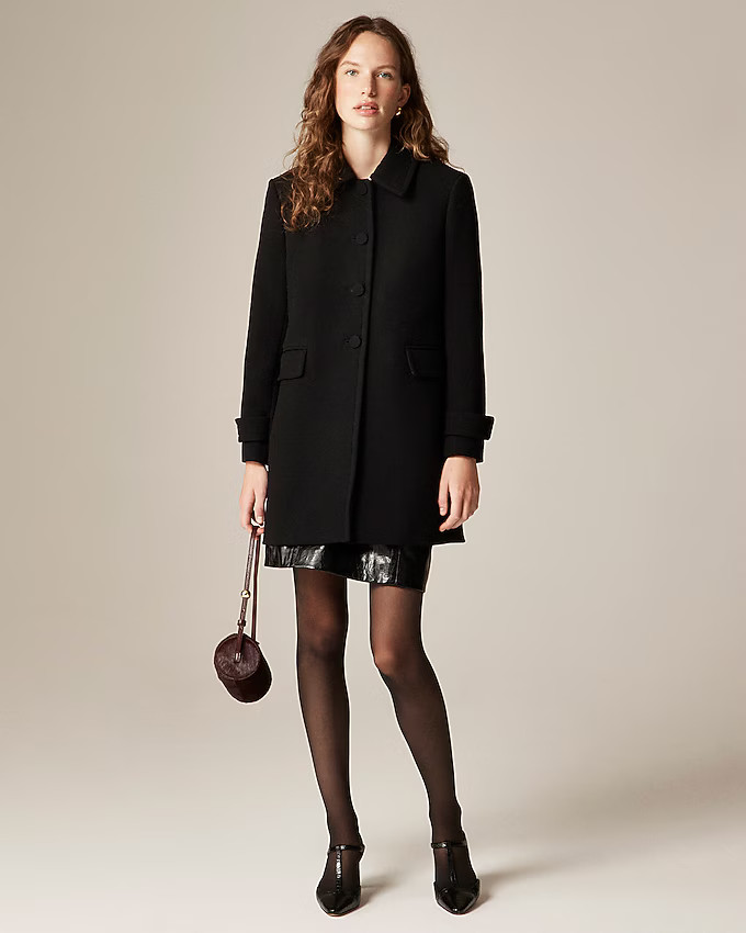 Salon coat in Italian double-cloth | J. Crew US