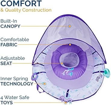 Swimways Ultra Baby Spring Float, Premium Inflatable Baby Pool Float with Sun Canopy, Fast Inflat... | Amazon (US)