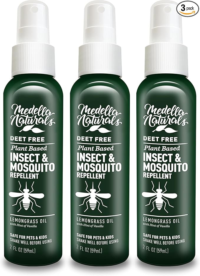 Deet-Free Insect & Mosquito Repellent Pack of 3 (2oz) – Nice Smelling Insect Repellent with Lem... | Amazon (US)
