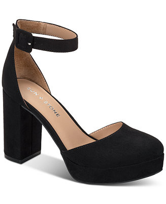 Sun + StoneWomen's Birdey Ankle Strap Block Heel Platform Pumps, Created for Macy's4.4 (72) | Macy's