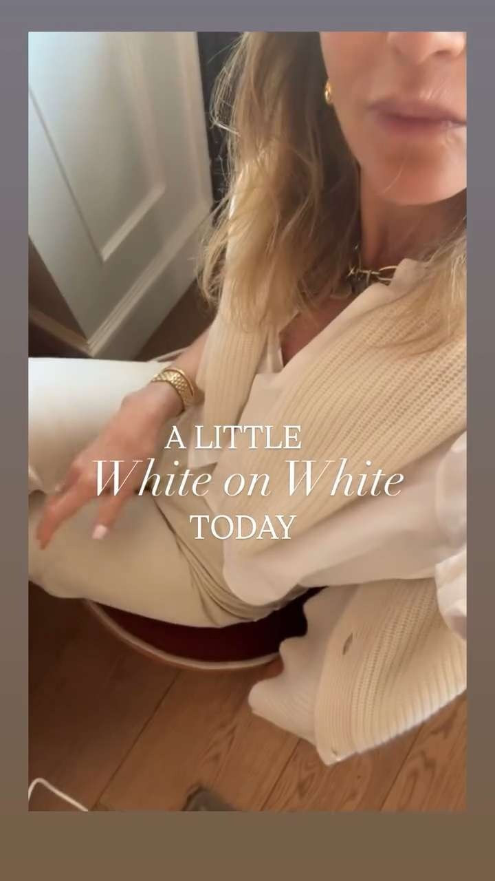 White on white OOTD 

 #LTKootd