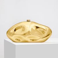 Women Acrylic Shell Bag Cute Evening Clutch Bag For Wedding Party Small Gold Purses Designer Summer Beach Handbags Lemon Color | AliExpress (US)