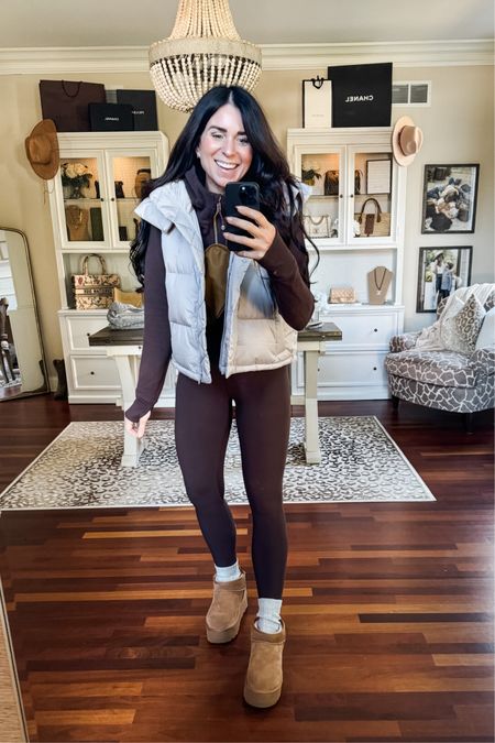 These fall colors at @lululemon are giving everything I need for all the warm cozy vibes🙌🏻 Espresso is my go to color and paired with their newest Wunder Puff Vest it is the perfect fall on the go look👌🏼 Simply like this post and comment “Link” and I’ll send you all the details straight to your inbox to shop🙌🏻
#lululemoncreator #ad

#LTKstyletip #LTKfitness #LTKSeasonal