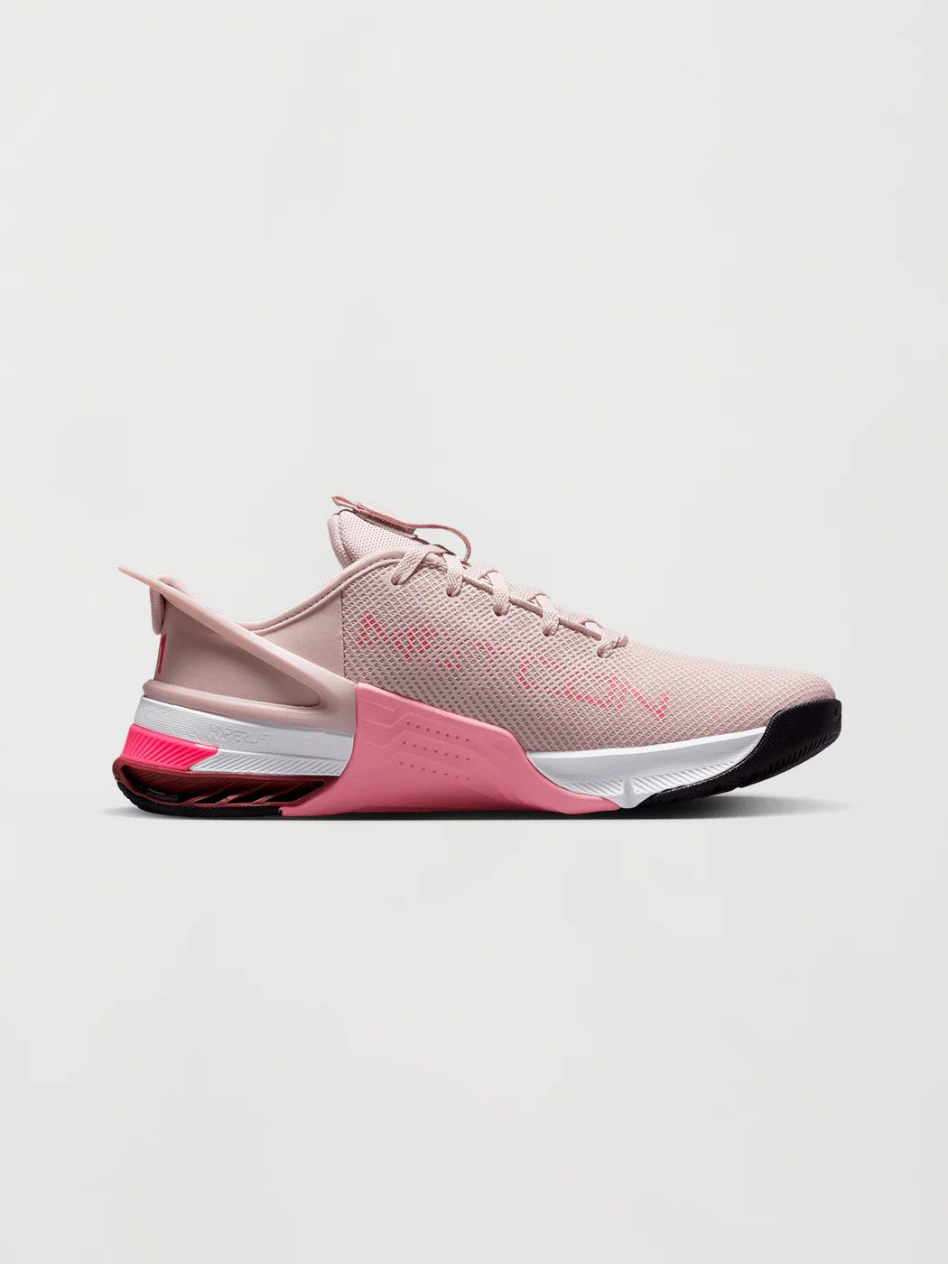 W NIKE METCON 8 FLYEASE - BARELY ROSE/CAVE PURPLE-PINK RISE | Carbon38