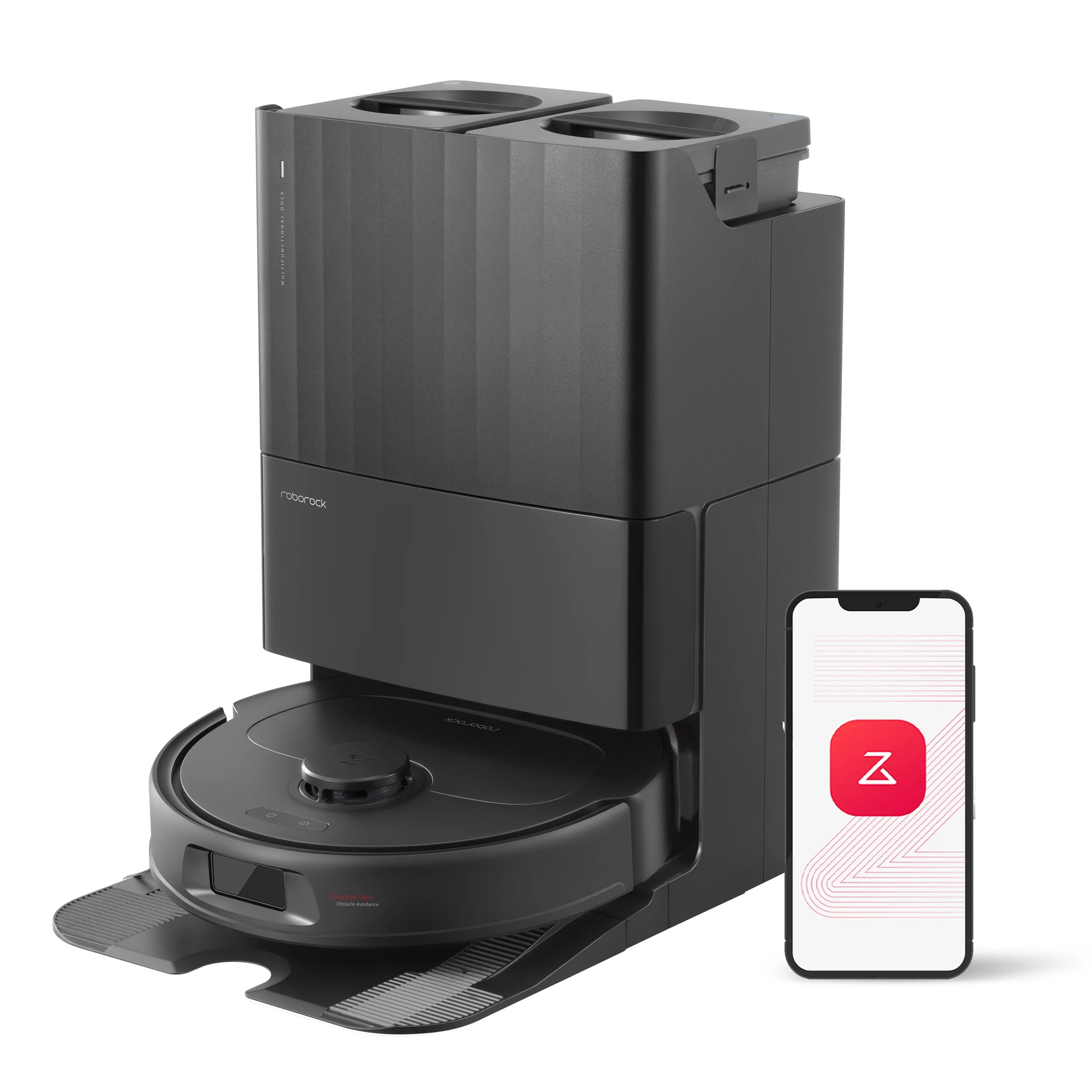 Roborock Qrevo S Robot Vacuum and Mop, Self Washing, Self Drying, Self Emptying(Black) | Walmart (US)