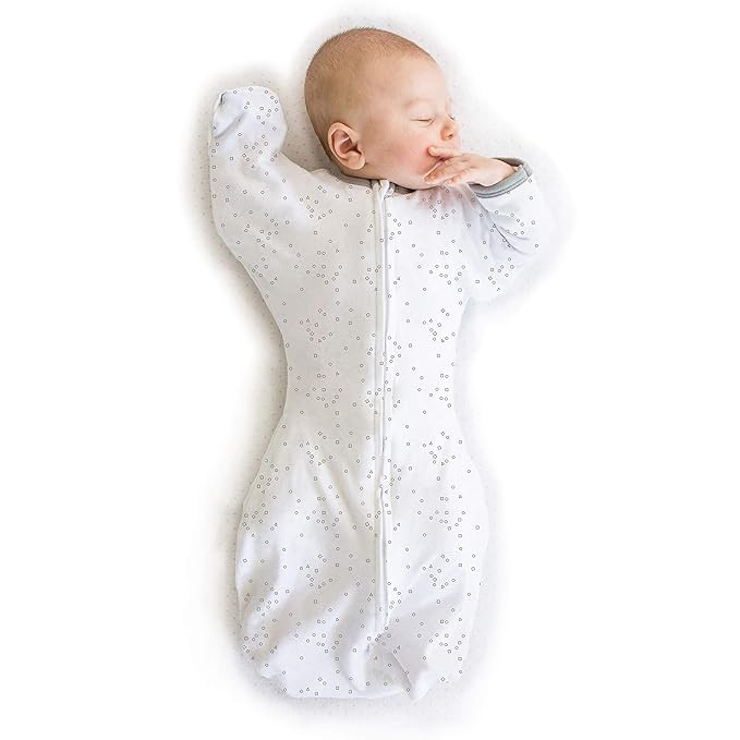 Amazing Baby Transitional Swaddle Sack with Arms Up Half-Length Sleeves and Mitten Cuffs, Confett... | Amazon (US)