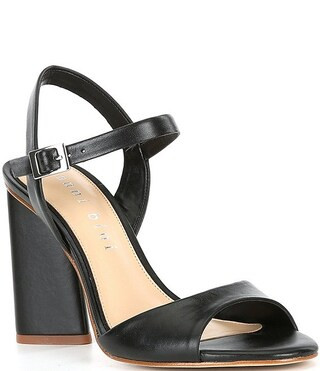 Durant Leather Block Heel Dress Sandals | Dillard's
