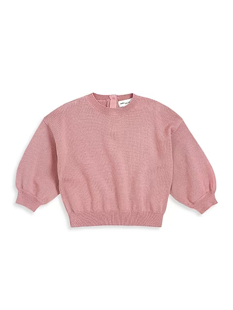 Baby Girl's Miles The Label Let It Snow Wool Sweater | Saks Fifth Avenue