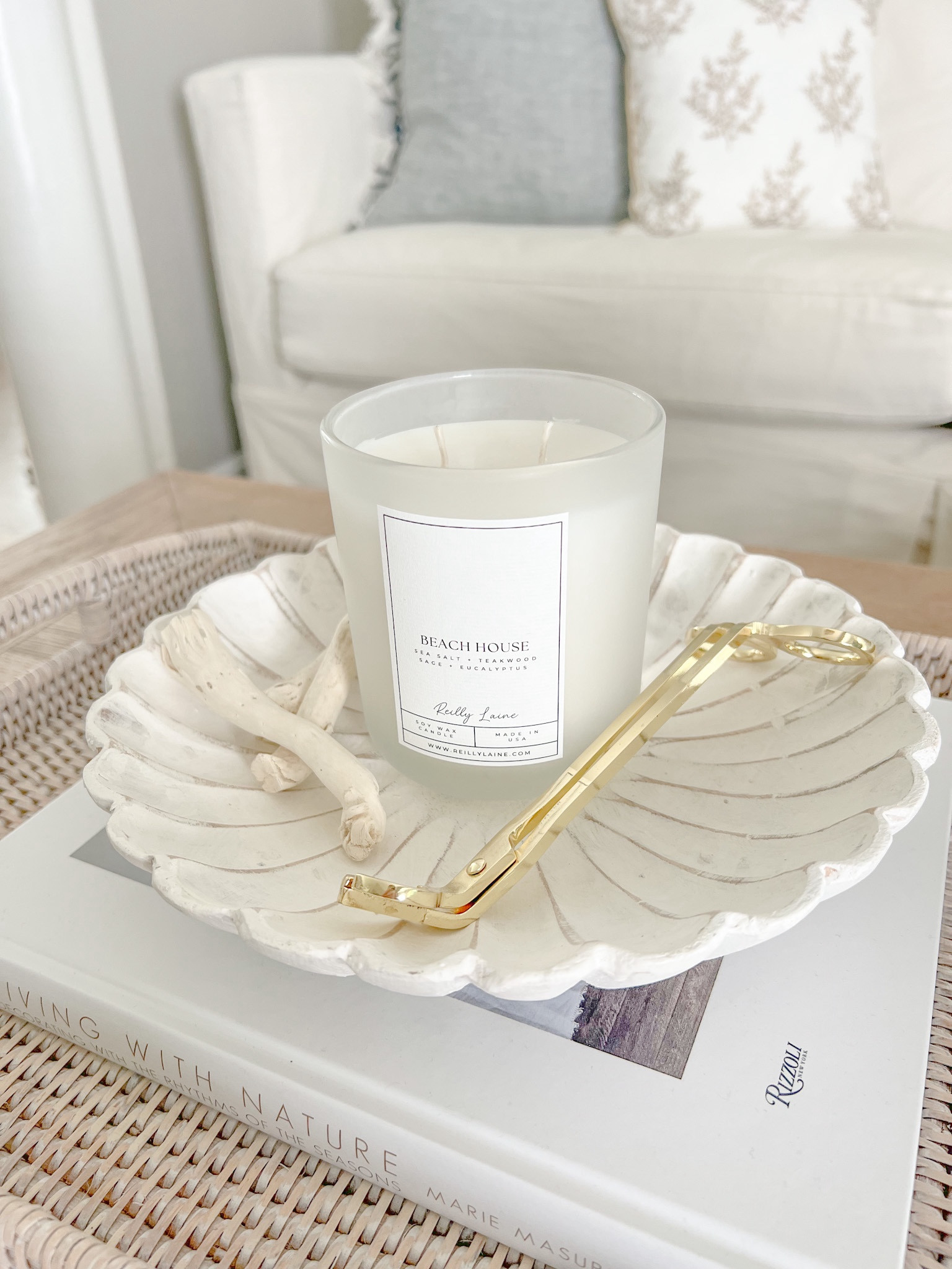 This scalloped bowl is so versatile! You can use with a candle, as a catch-all or just add some pretty bowl filler! 

Amazon home finds, Amazon coastal finds, coastal home, coastal style, beach home style, neutral home, Amazon neutral home, La jolie coconut and vanilla candle, candle trimmer, catch- all bowl, table books, affordable home decor, Amazon home decor, neutral aesthetic, Amazon decor, Amazon decorative pillow, white and gold home decor, Amazon candles, Amazon coffee table decor, scalloped bowl, decorative bowls, Amazon pillows, Amazon pillow covers, coastal pillows 

#LTKhome #LTKfindsunder50 #LTKstyletip