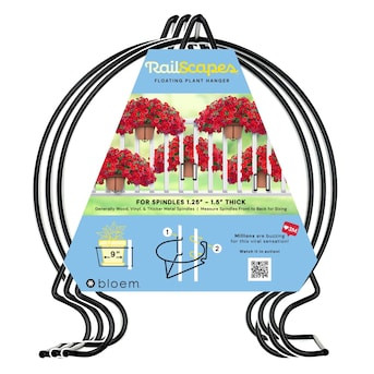 Bloem RailScapes Floating Plant Clip for 1.25 - 1.5 in. Large Spindles 3 -Pack 11-in Metal Deck r... | Lowe's