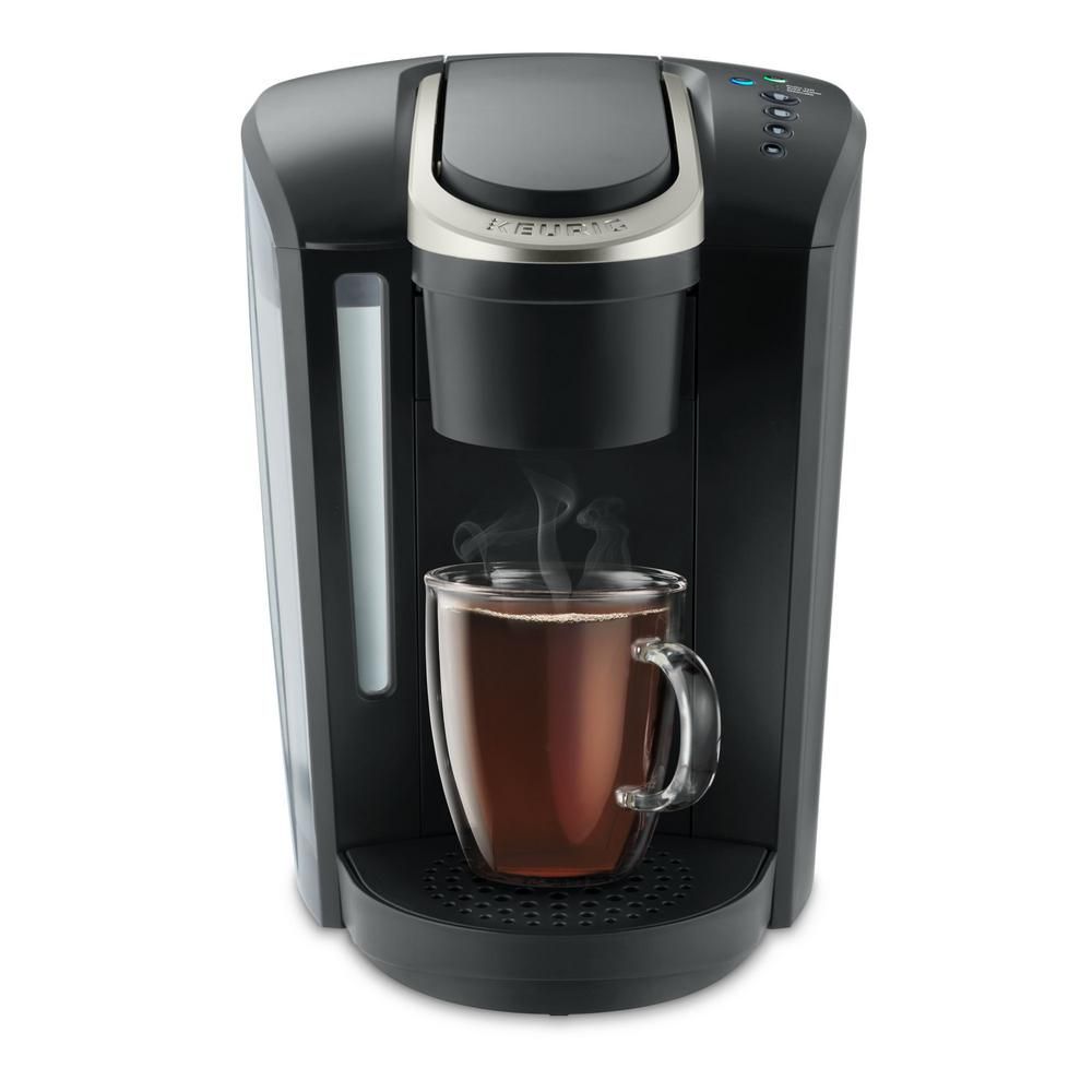 Keurig K-Select Matte Black Single Serve Coffee Maker with Automatic Shut-Off, Black Matte | The Home Depot