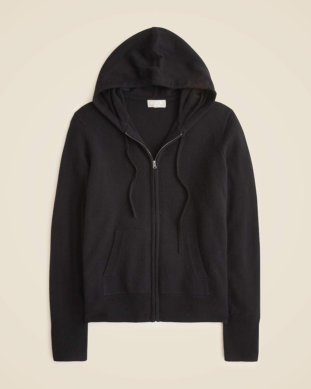 Cashmere full-zip sweater-hoodie | J. Crew US