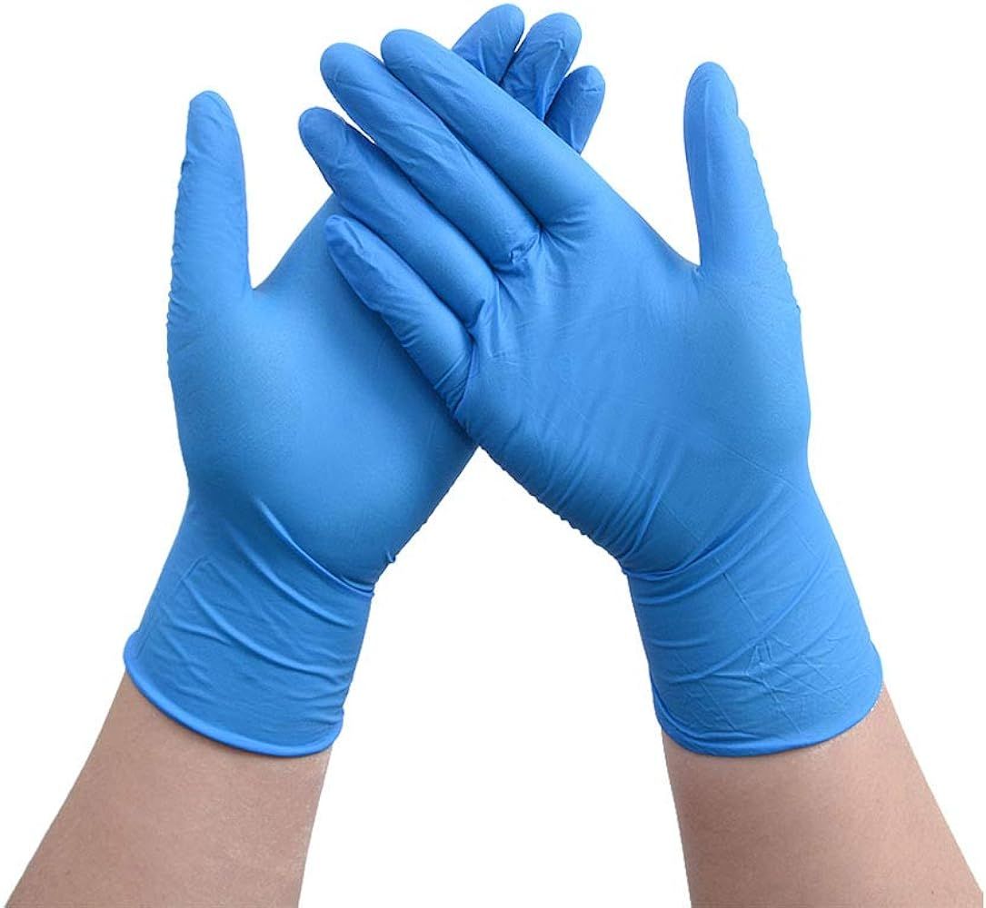 100PCS Nitrile Disposable Gloves , Latex Free Powder Free Glove ,Ship From Canada (Medium) | Amazon (CA)