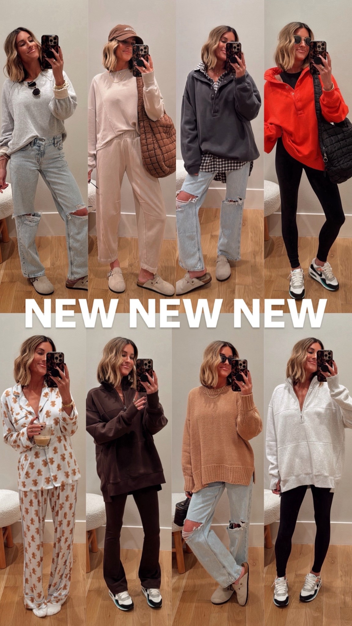 Code: JEN20 // SO CUTE and sooo comfy!!
Wearing size small in all sweaters/sweatshirts EXCEPT the half-zip with pockets (xs in that one). Wearing xs in bottoms. 

#LTKSaleAlert #LTKSeasonal #LTKStyleTip